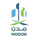 MODON Saudi Authority for Industrial Cities official blue and green logo.