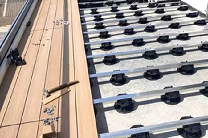 Outdoor PVC pedestal support systems in Saudi Arabia