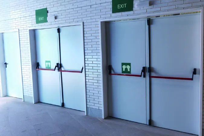 Fire resistant steel doors for Saudi Arabia projects
