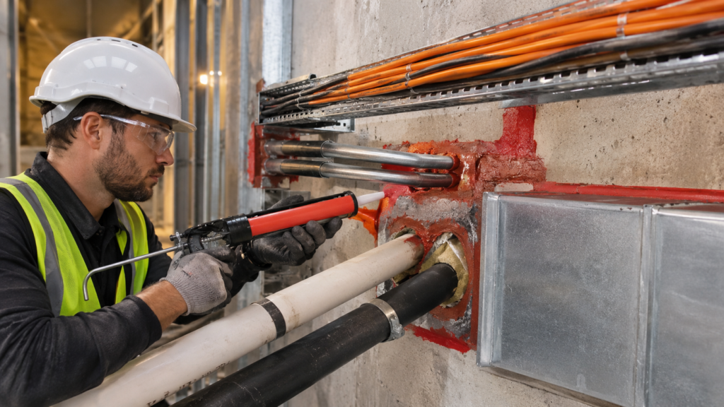 Fire stop sealant systems