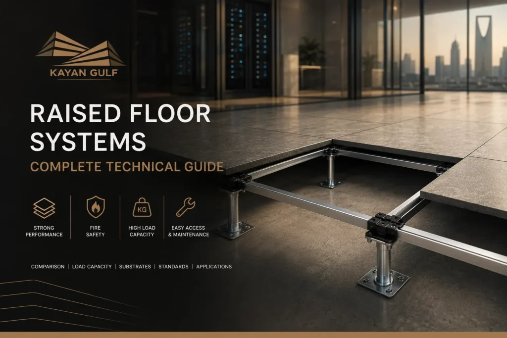 Raised floor load capacity for data centers and technical flooring systems